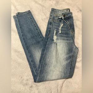 Fashion Nova straight leg skinny jeans Size 1/0